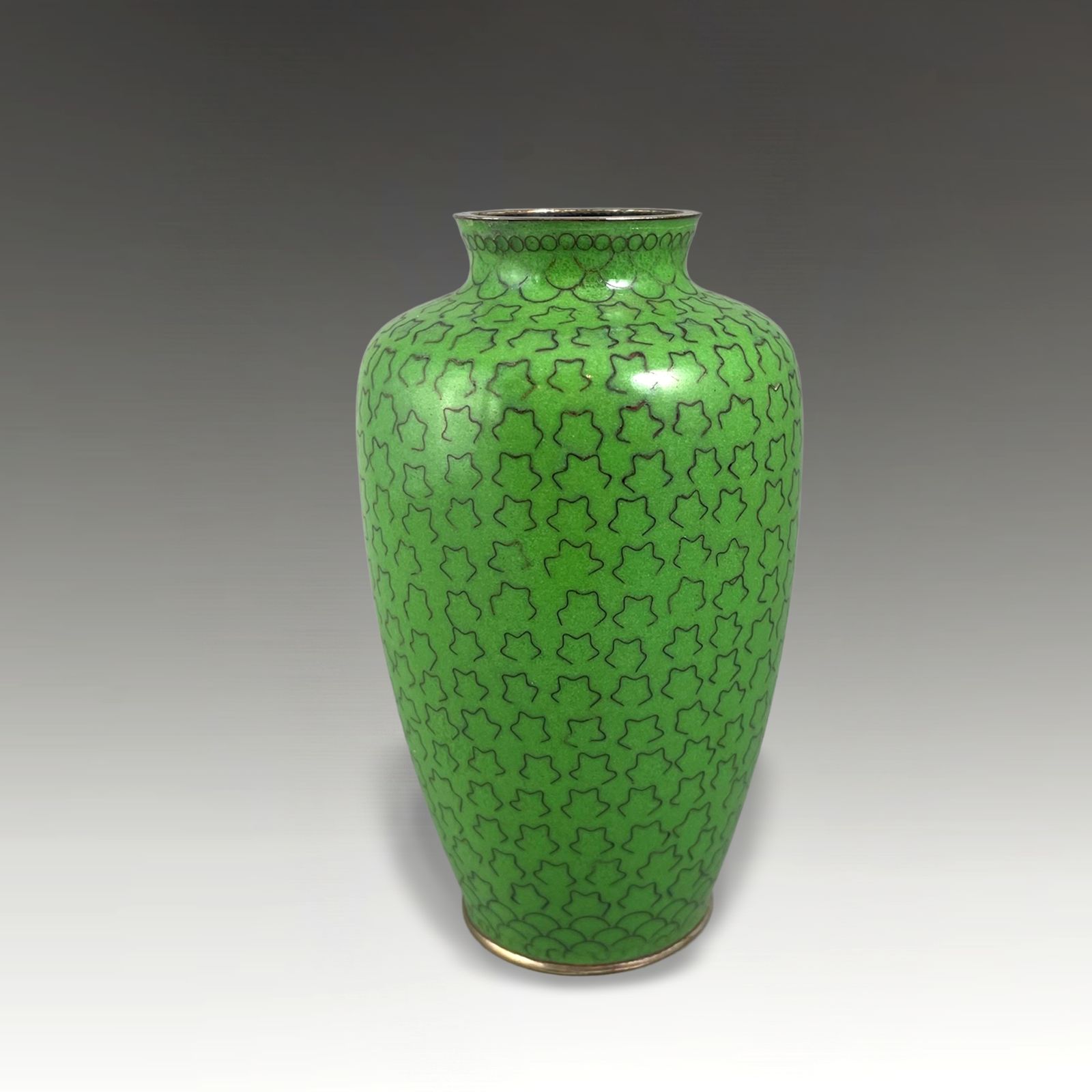 Japanese Cloisonne Vase  Meiji Period  Signed Inaba Shichiho Superb Quality 13cm photo Home Decor