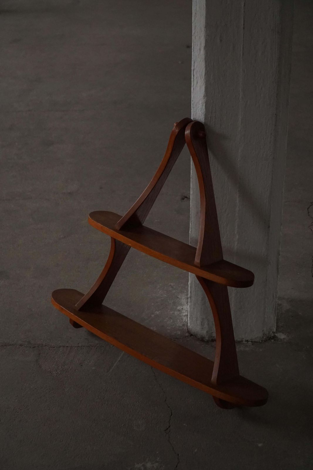 Danish Mid Century Modern "Amager" Wall Shelf In Teak, 1960s photo furniture