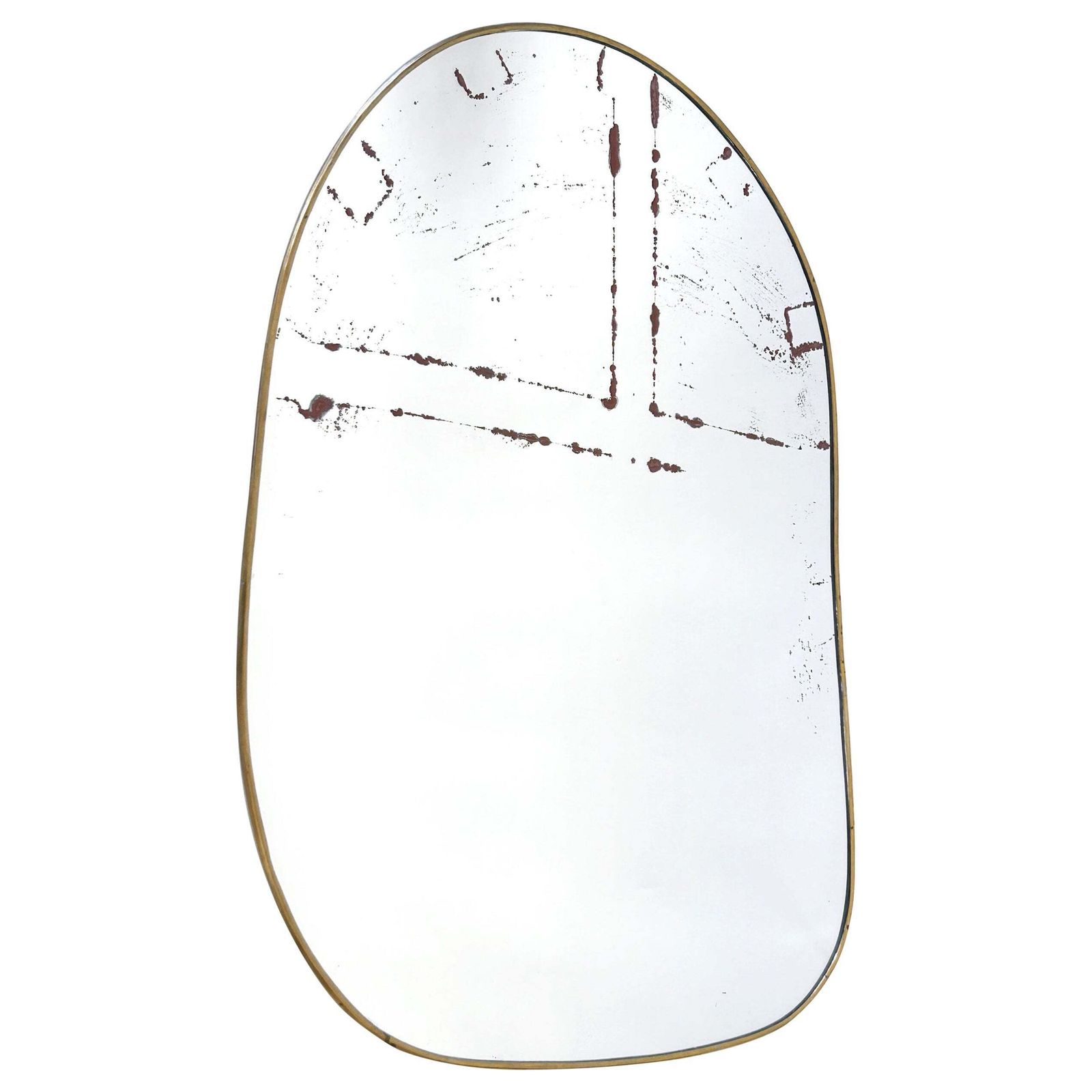 Decorative Mid Century Modern Asymmetric Wall Mounted Mirror Germany 1950s