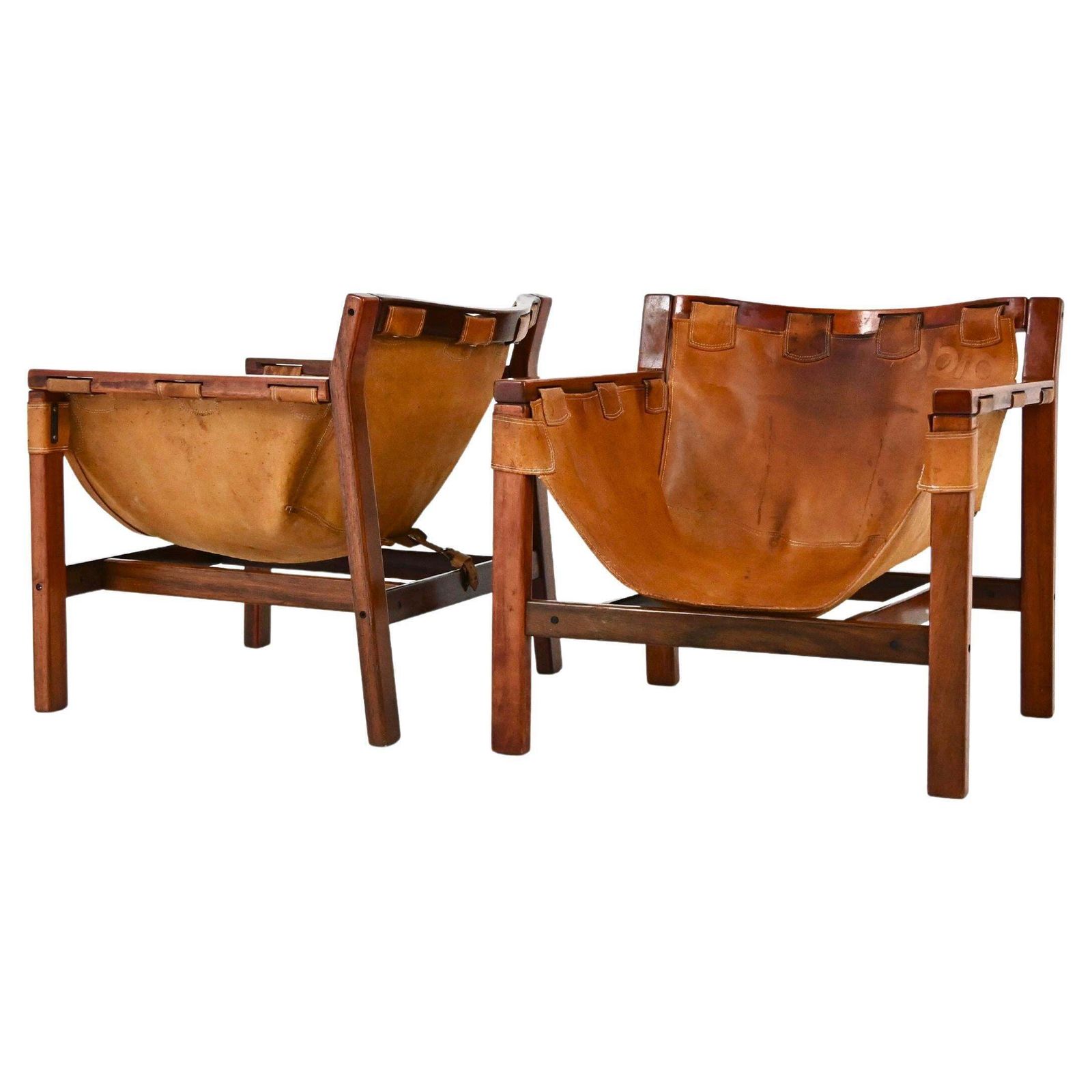Safari Armchairs By Carlo Hauner For Forma, 1970s, Set Of 2