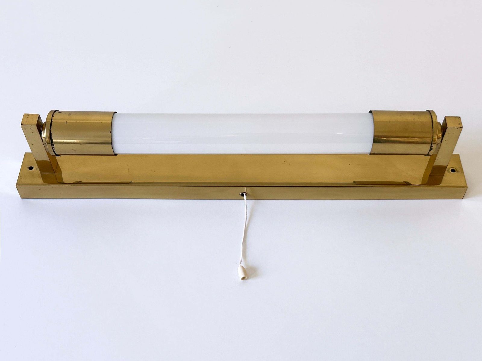 photo vinterior Set Of Two Rare Art Deco Bauhaus Bedside Sconces Or Wall Lamps Germany 1950s