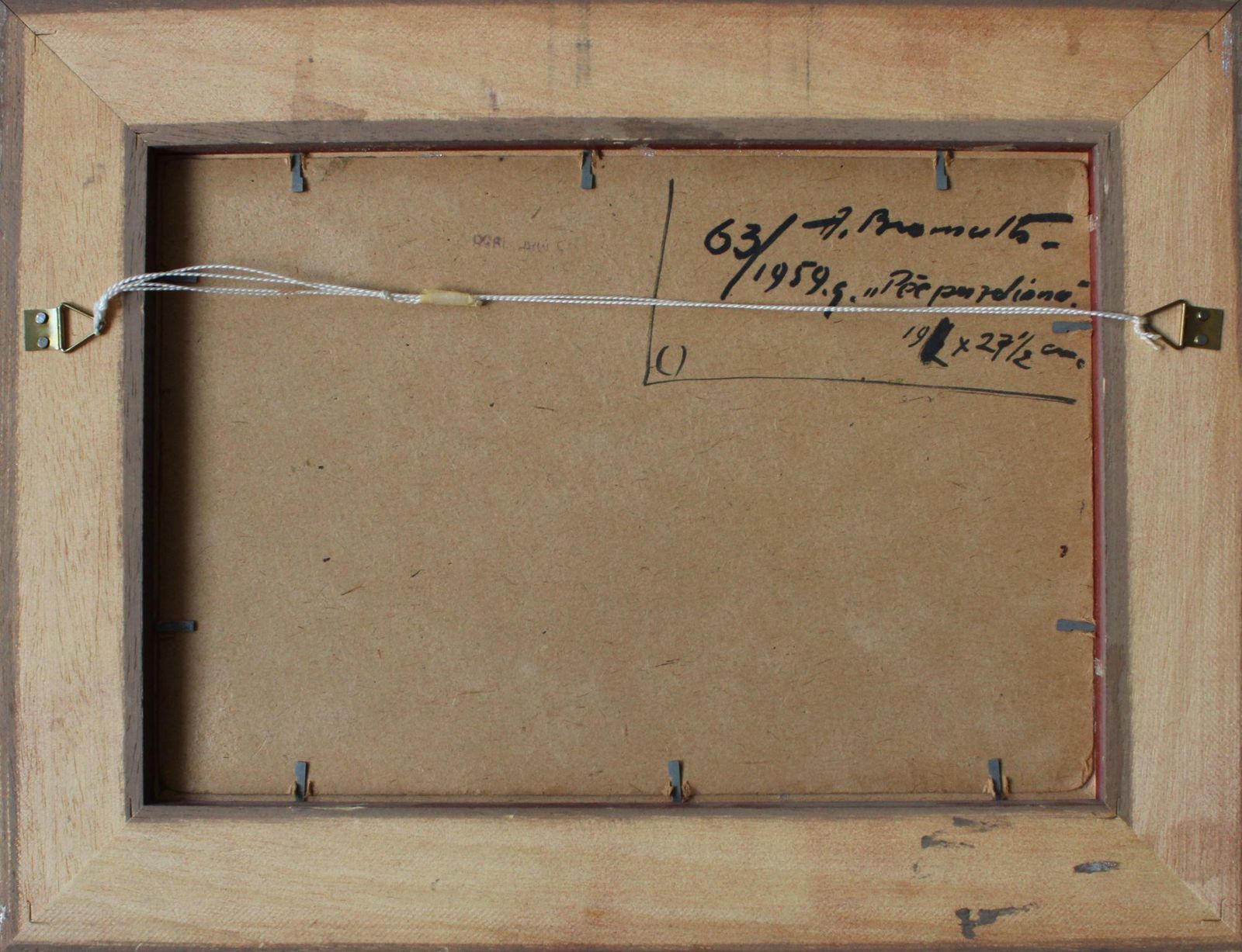 Alfejs Bromults Afternoon. 1959. Cardboard/Oil, 19x27.5 Cm1959 photo 416.0