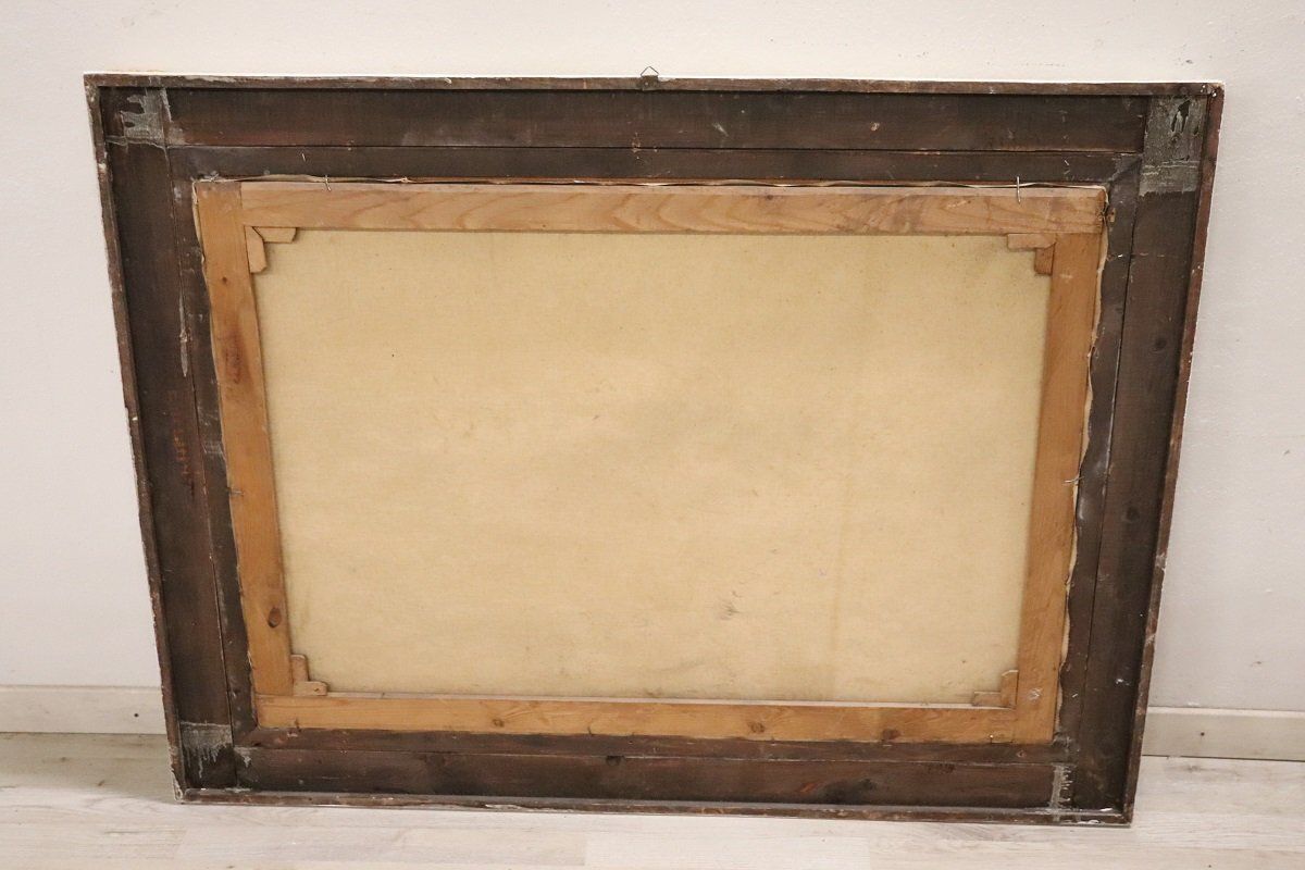 Winter Landscape, Oil Painting On Canvas, Early 20th Century, Framed photo vinterior
