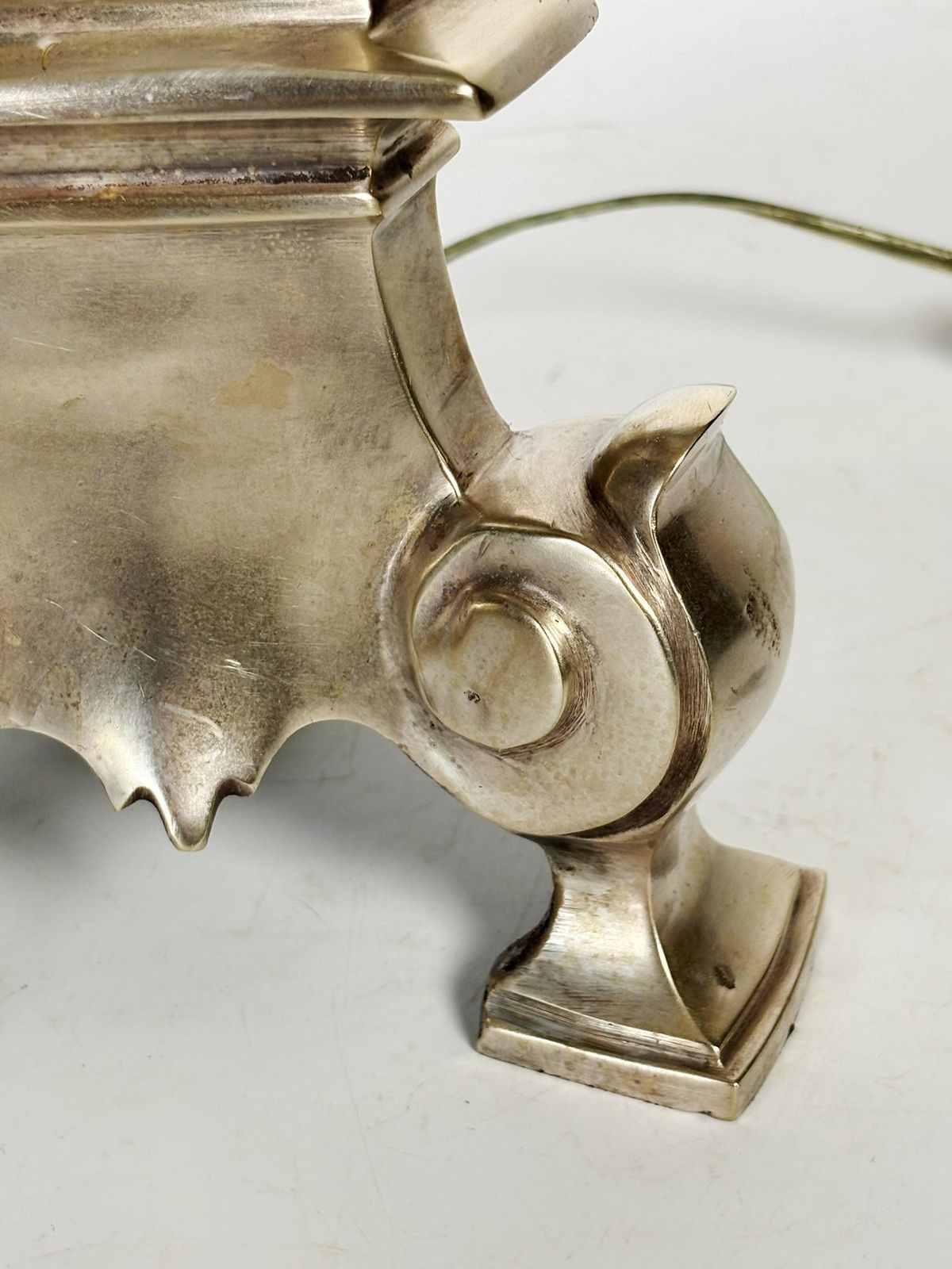 photo furniture Metal Candelabra Lamp, France, 1970
