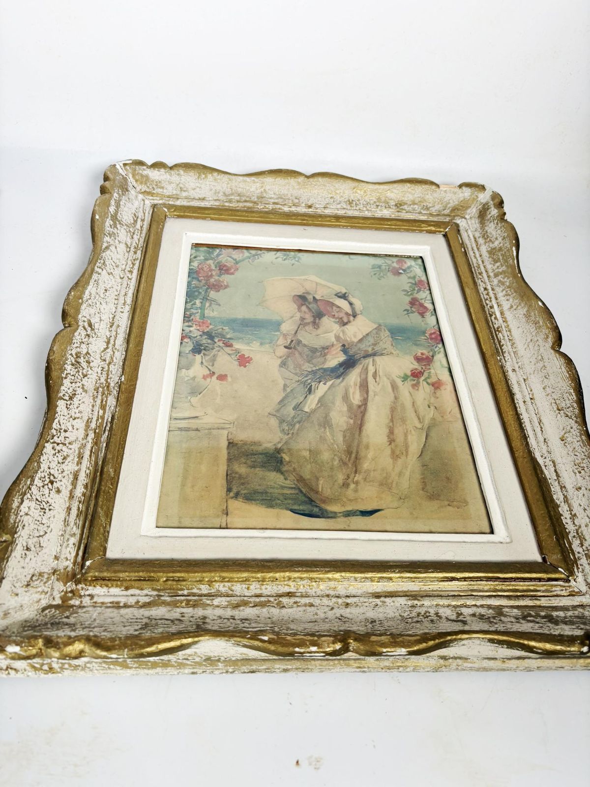 Pair Of Framed Lithographs, France, 1940 photo Art