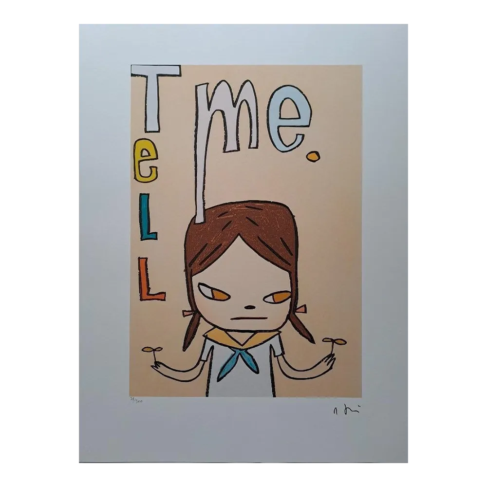 After Nara Yoshitomo, Tell Me, 1990s, Limited Edition Lithograph