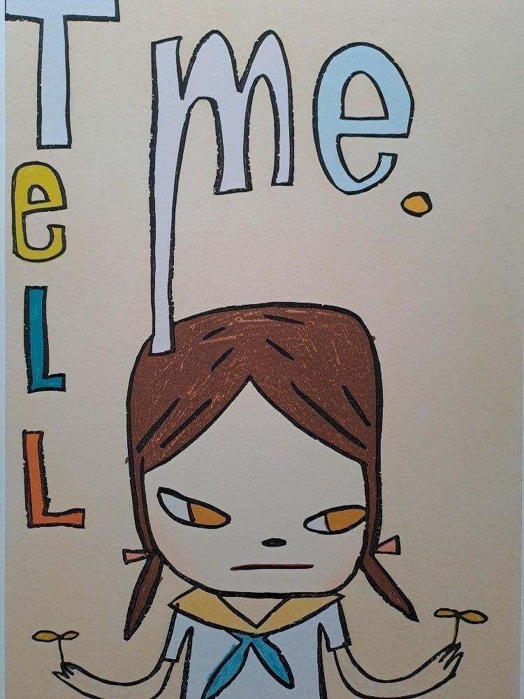 After Nara Yoshitomo, Tell Me, 1990s, Limited Edition Lithograph photo for sale
