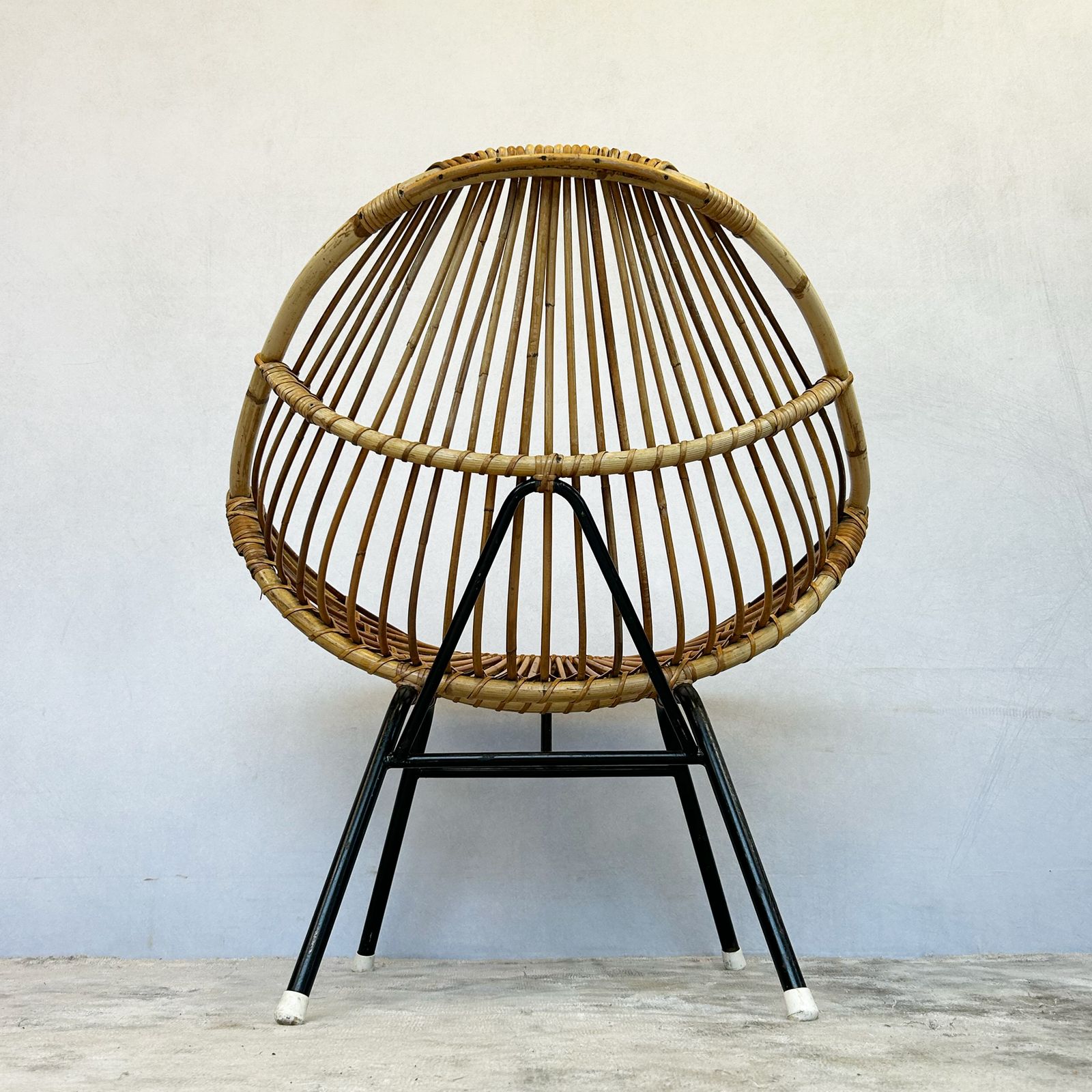 Bamboo And Rattan Chair By Dirk Van Sliedrecht For Rohé Noordwolde photo 395.0