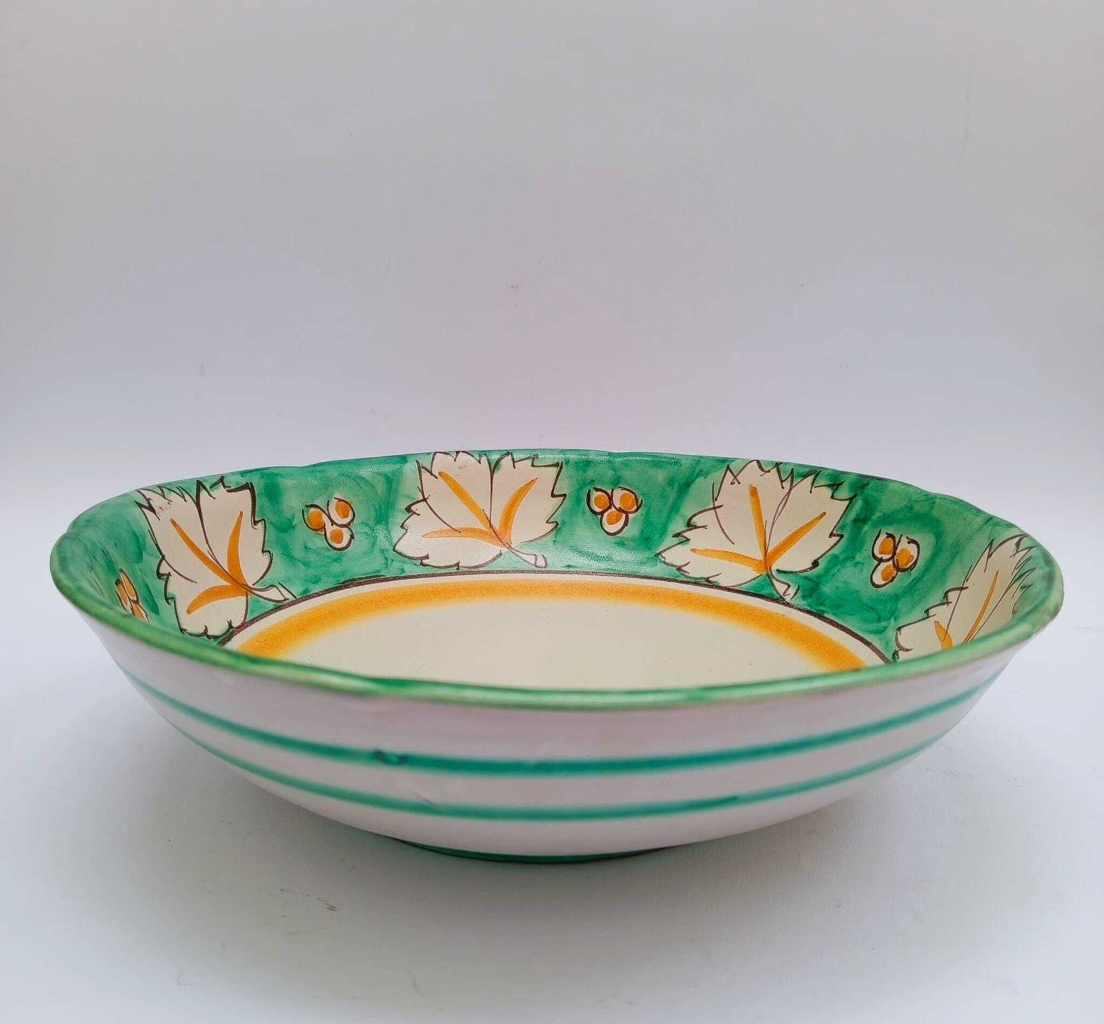 Cas Vietri Ceramic Centerpiece Cup, Vintage Midcentury Design Tray photo furniture