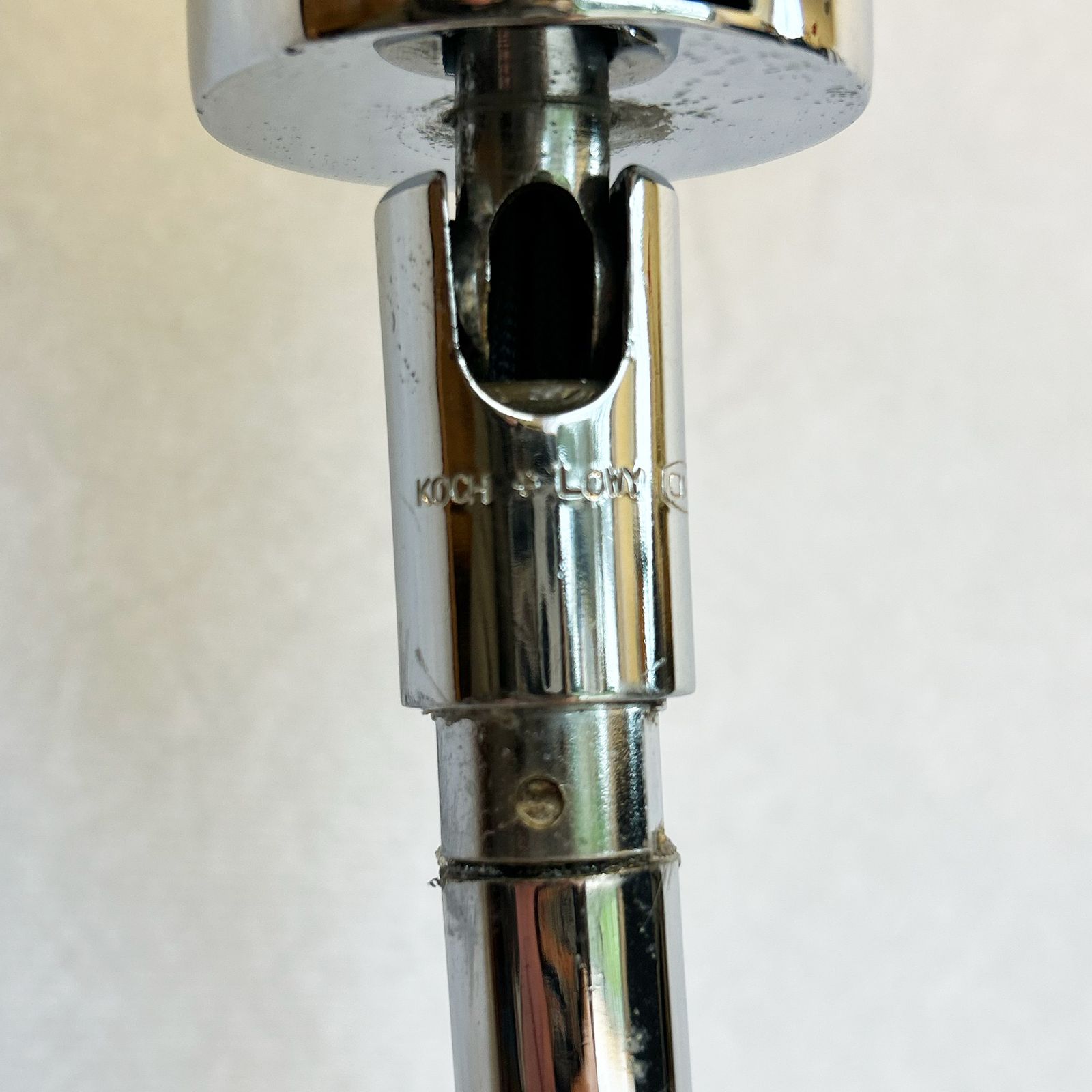 Koch & Lowy Chrome Floor Lamp photo buy