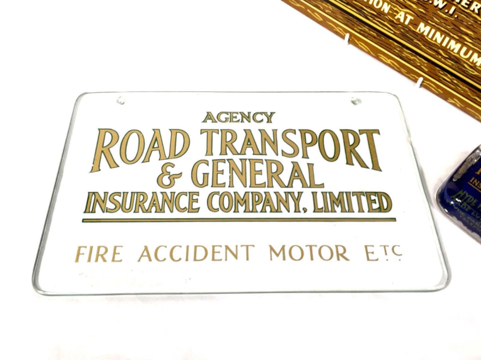 Antique Advertising Collection Of Road Transport Insurance Sign / Paper Weight photo furniture