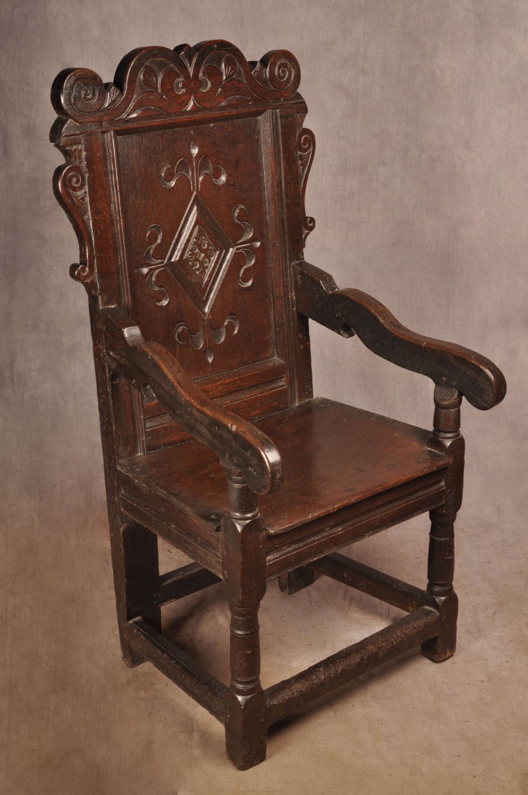 17th Century Yorkshire Oak Wainscot Chair photo 1900.0