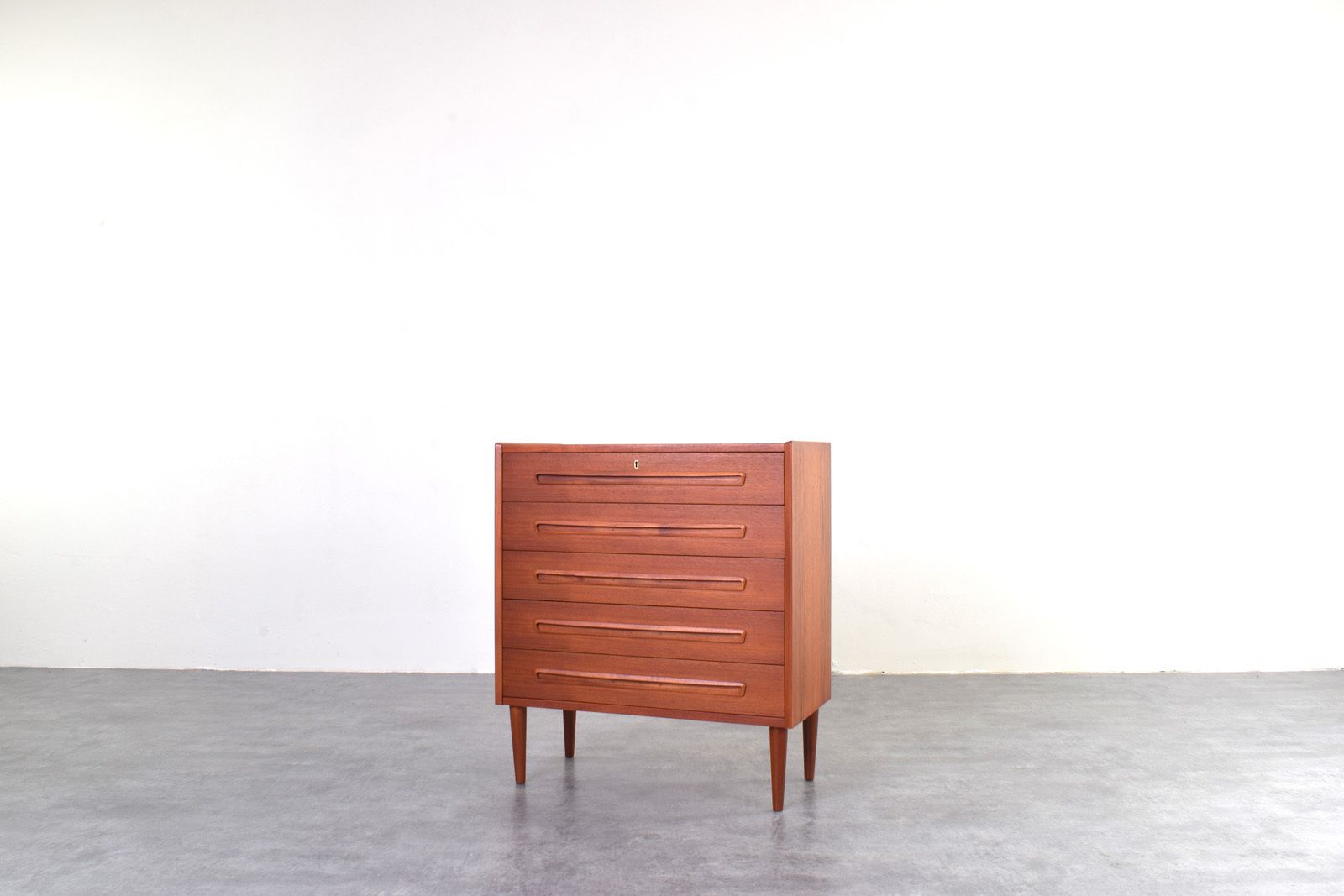 Mid Century Danish Teak Chest Of Drawers, 1960s photo for sale