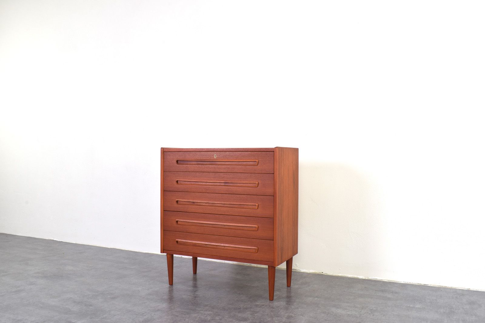 Mid Century Danish Teak Chest Of Drawers, 1960s photo vintage