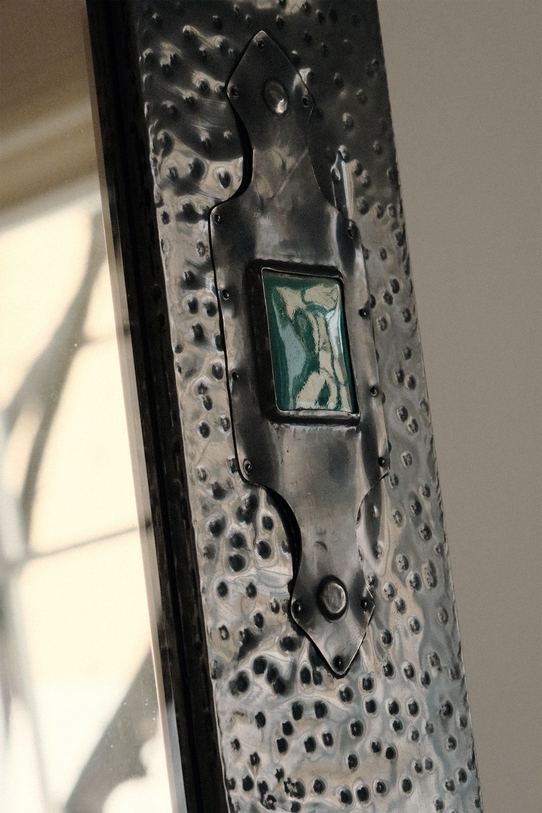 Large Arts & Crafts Mirror In The Style Of Tiffany & Co photo buy
