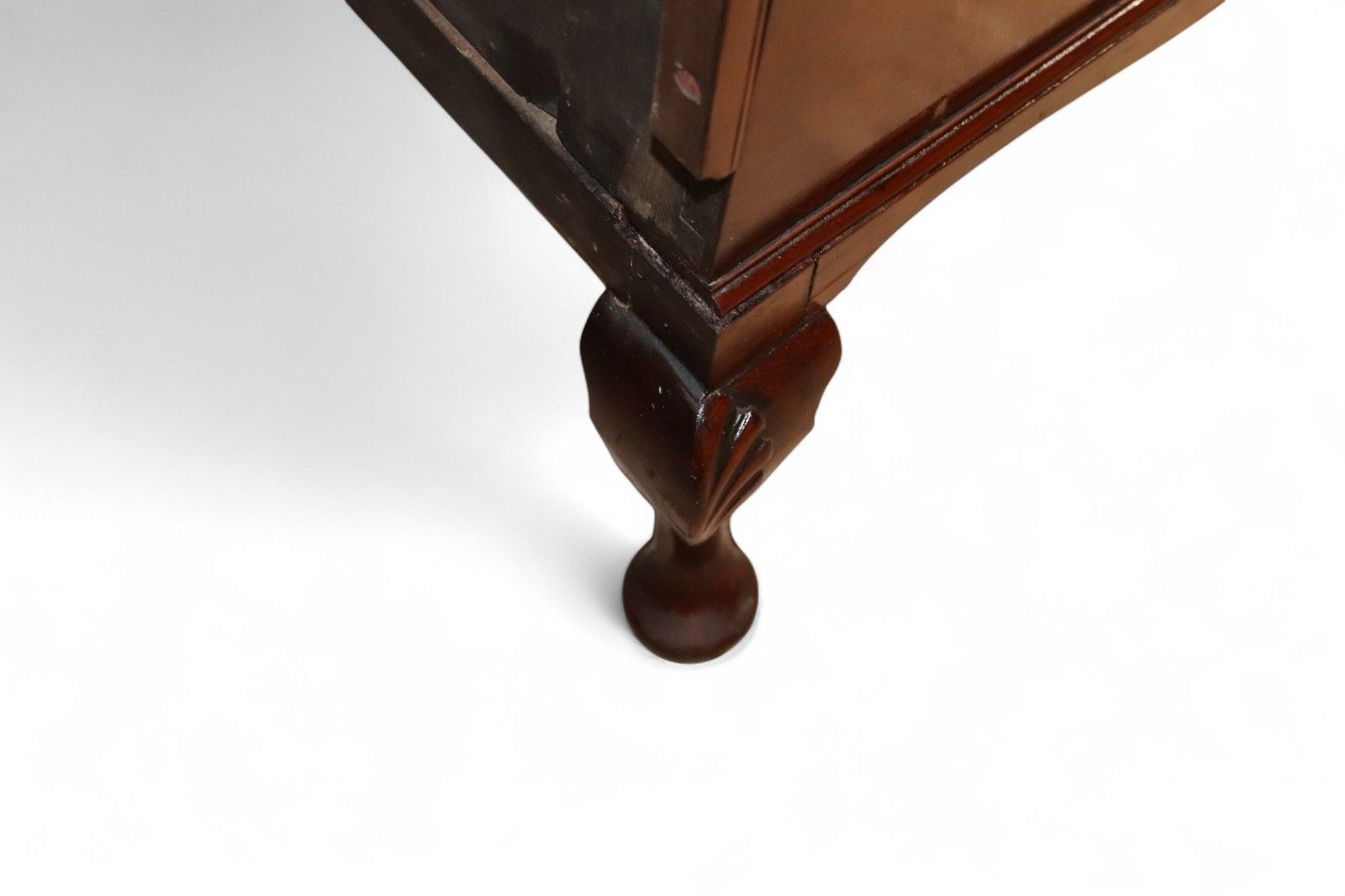 ​19thc Walnut Secretaire Chest George II Style Bureau Desk Antique Drawers photo vinterior