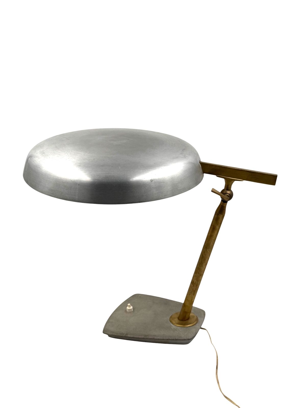 Oscar Torlasco, Brass Desk  Lamp, Prod. Lumi, Circa 1960s photo Lighting