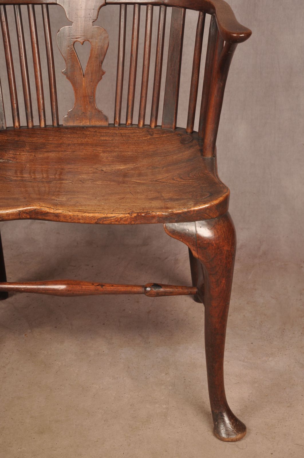 Rare 18th Century Cherrywood Thames Valley Windsor Chair photo 4800.0