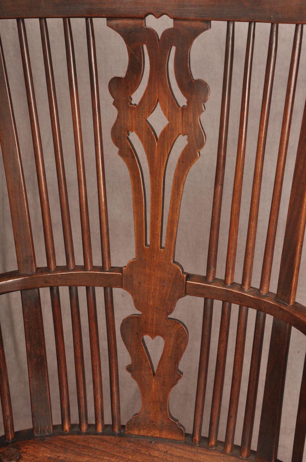 Furniture Rare 18th Century Cherrywood Thames Valley Windsor Chair photo
