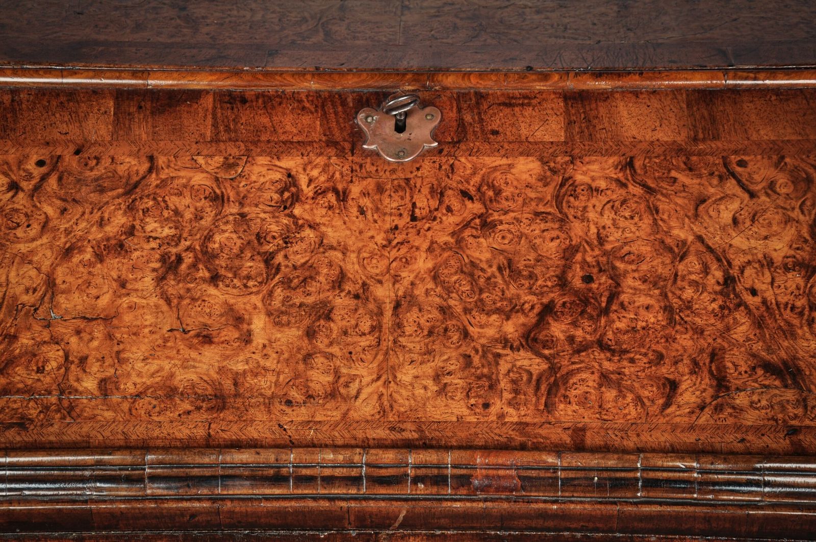 photo furniture Fine 17th Century Mulberry Bureau In The Manner Of Coxed & Woster
