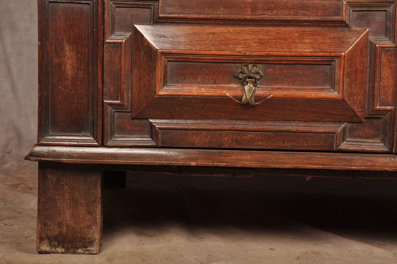 photo for sale Rare Charles II Walnut & Fruitwood Chest Of Drawers