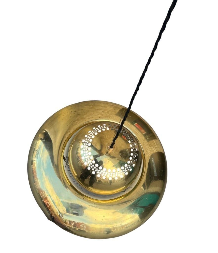A Pair Of 1960s Brass Fior Di Loto" Ceiling Lights By Alfra And Tobia Scarpa For Lighting Company Flos photo buy