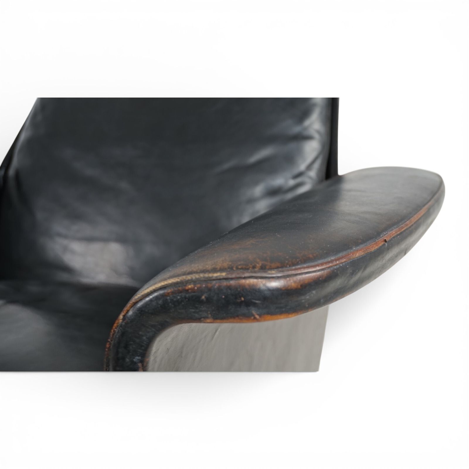 Kaufeld Siesta 62 Leather Lounge Chair By Jacques Brule, 1960 photo vintage