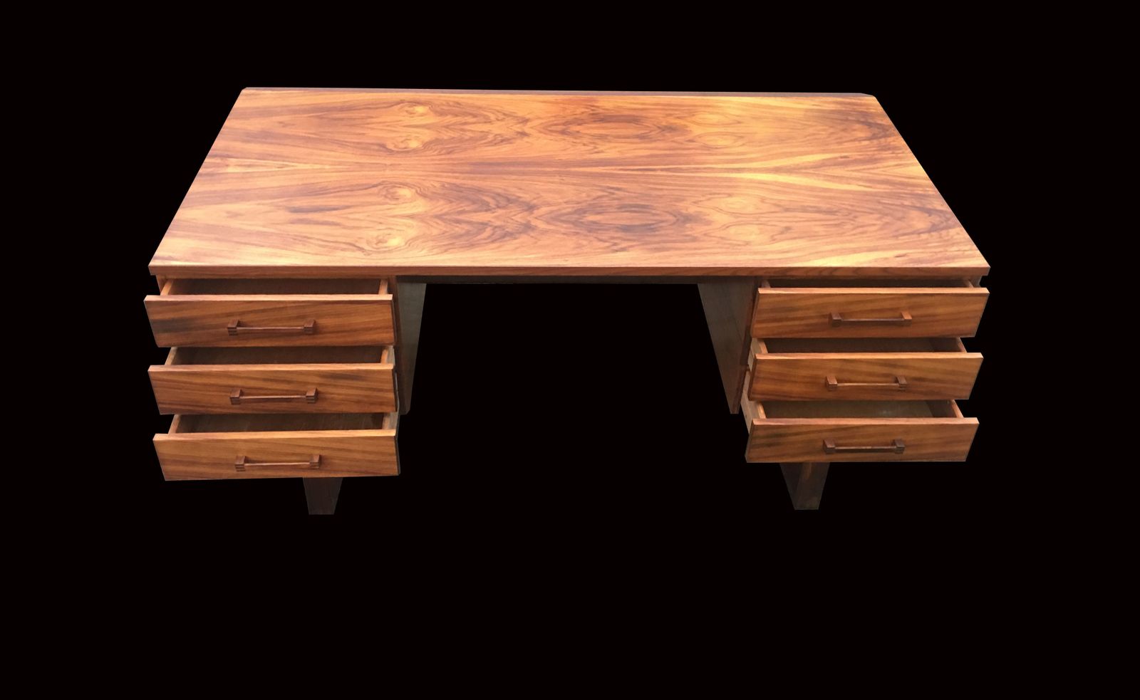 Very Fine Rosewood Midcentury Danish Desk By Henning Jensen And Torben Valeur photo 2250.0