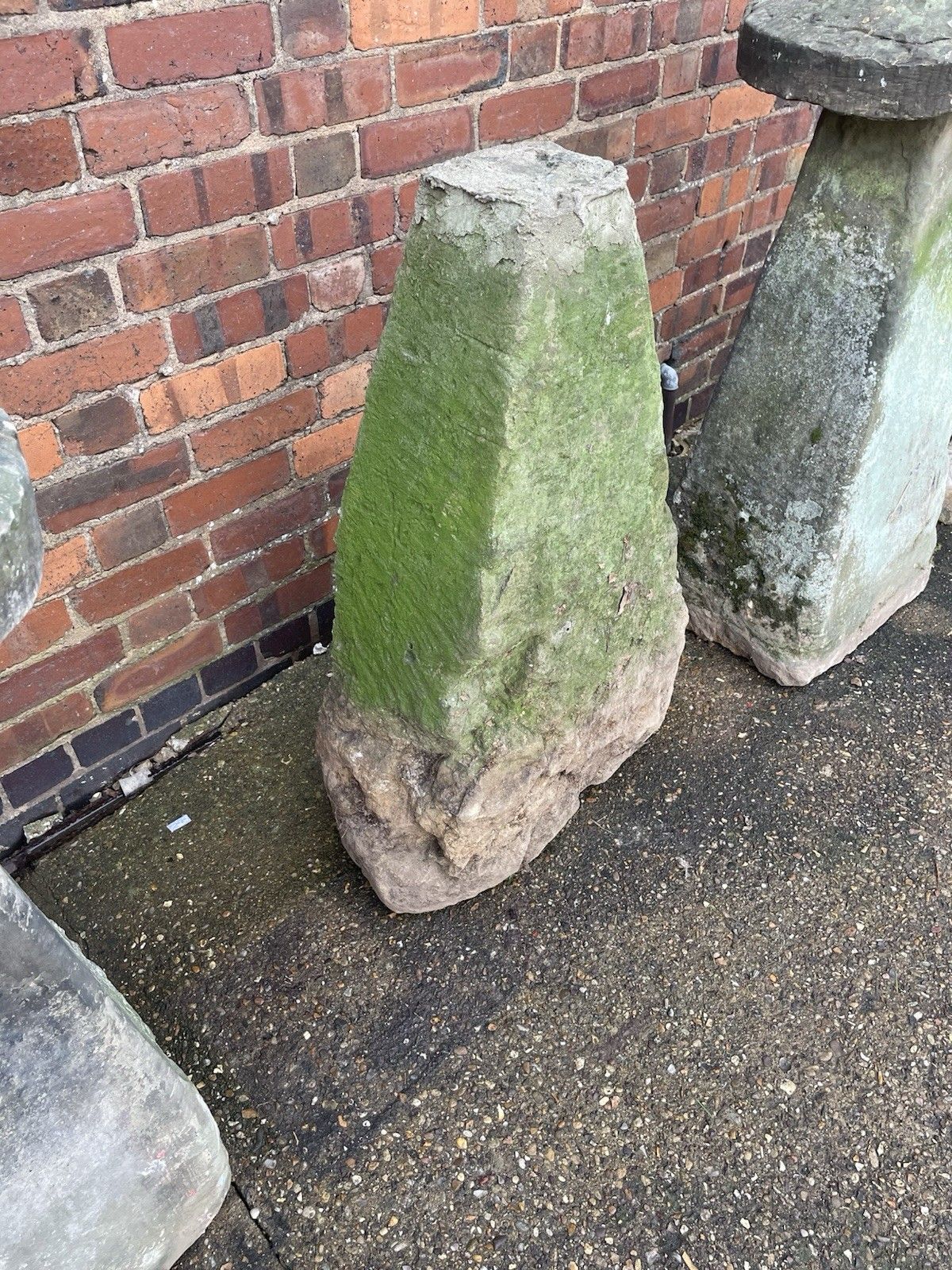 Stunning Large Antique Sandstone Staddle Stone Base, Reclaimed, Garden Ornament photo for sale
