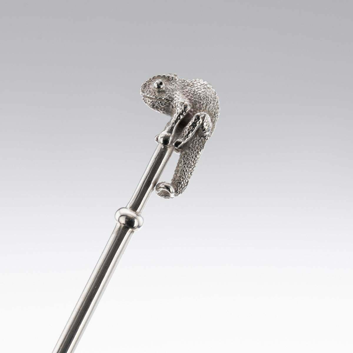 Patrick Mavros Solid Silver 6 Cased Cocktail Spoons photo furniture