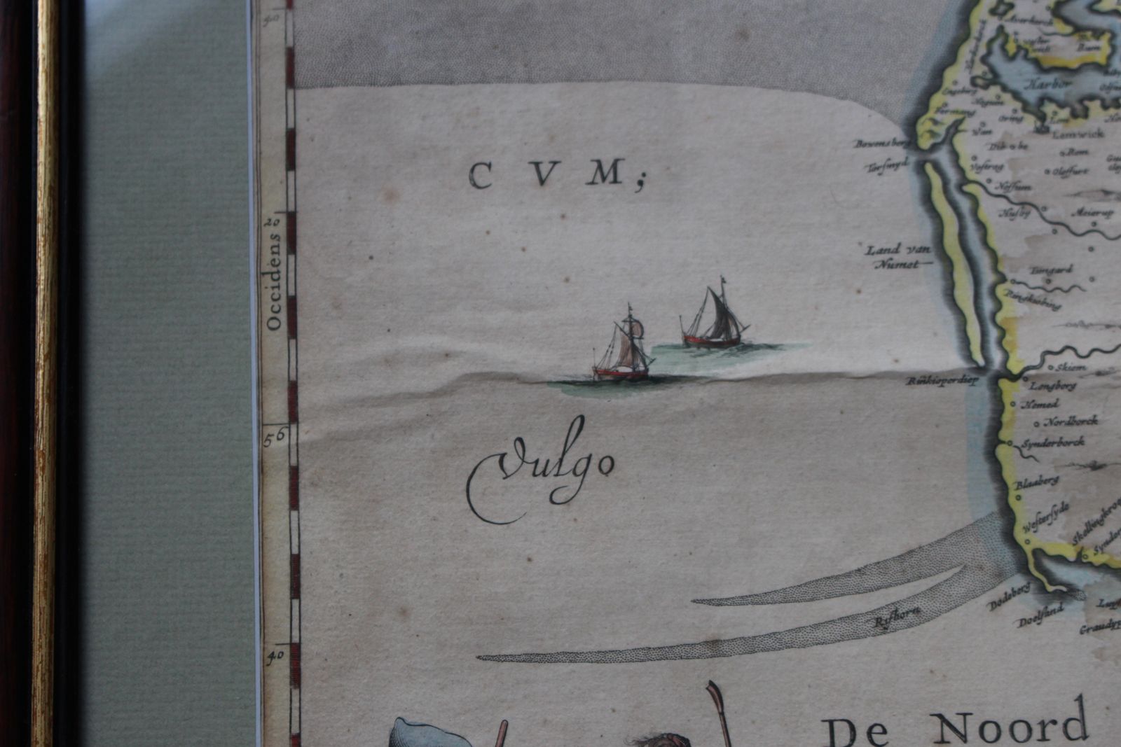 1650 Map Of Jutland ~ Denmark, 'Totius Ivtiæ Generalis Accurata Delincatio' By Jan Jansson photo vinterior
