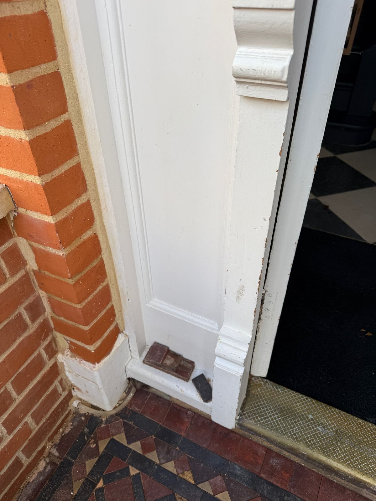 Edwardian Lead Stained Glass Period Front Door Old This Includes Two Matching Side Panels photo vinterior