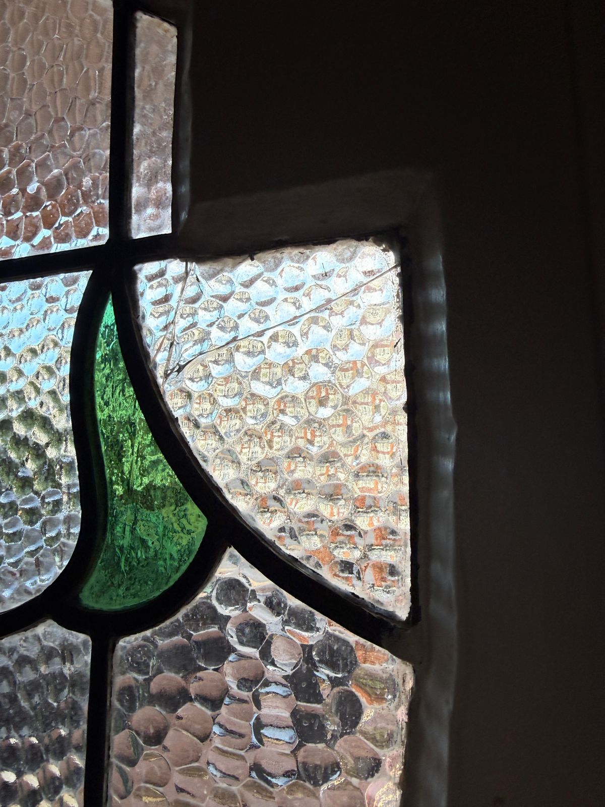 photo for sale Edwardian Lead Stained Glass Period Front Door Old This Includes Two Matching Side Panels