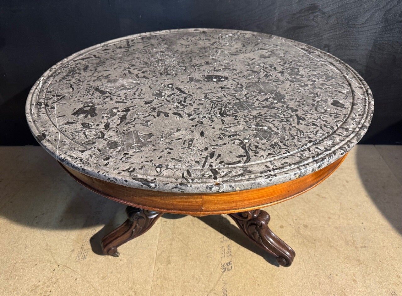 French Round Gueridon Centre Table photo for sale