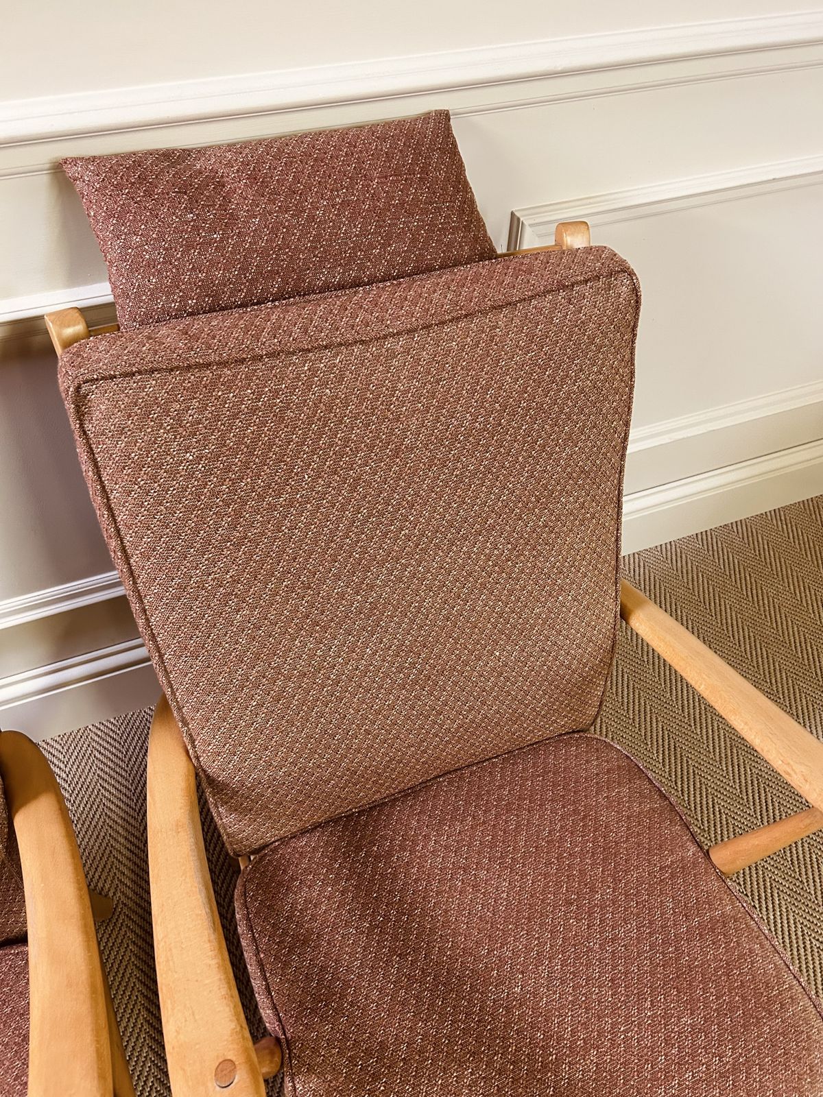 photo buy Pair Of Mid Century Ercol 403 Easy Armchairs Original Upholstery Very Rare