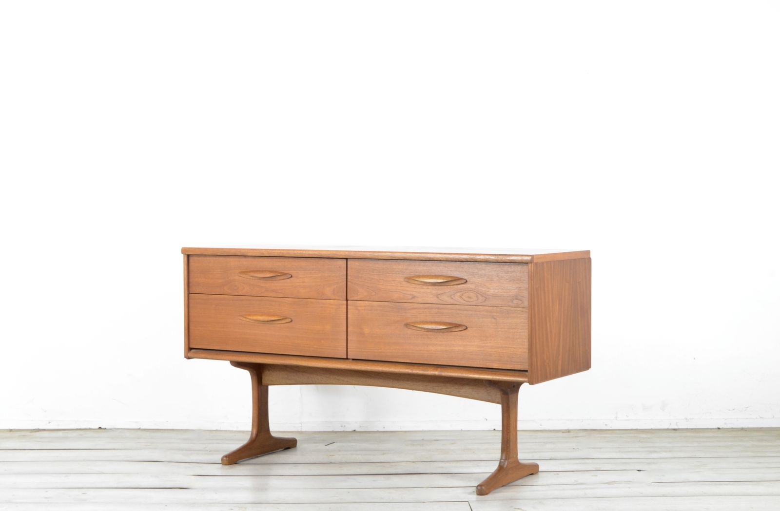 Midcentury Teak Sideboard / Dresser By Frank Guille For Austinsuite. Vintage Modern / Danish Style photo vintage