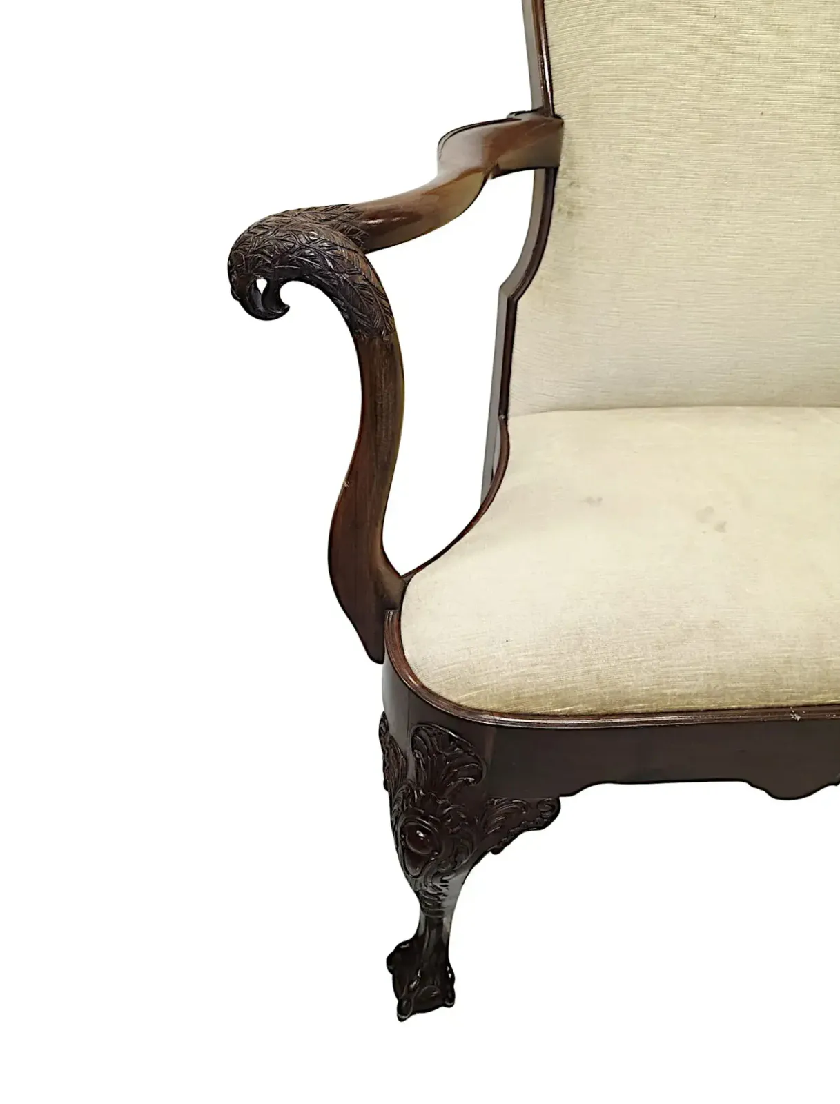 A Very Rare Late 19th Century Irish Two Seater Settee In The Manner Of 'Butlers Of Dublin' photo vinterior