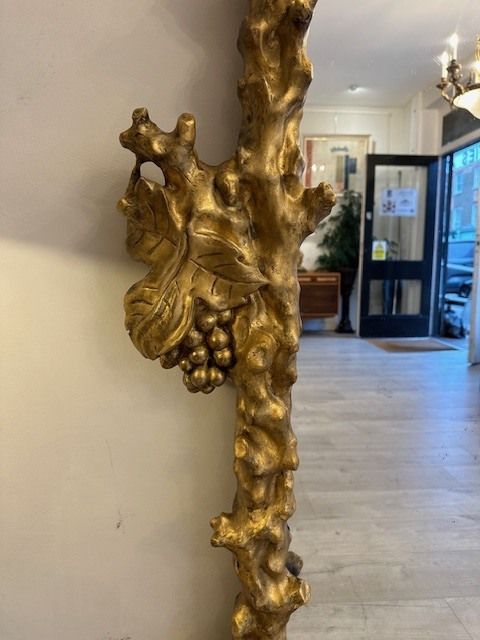 Large Antique Italian 18th Century Gilt Wood Mirror photo 9750.0