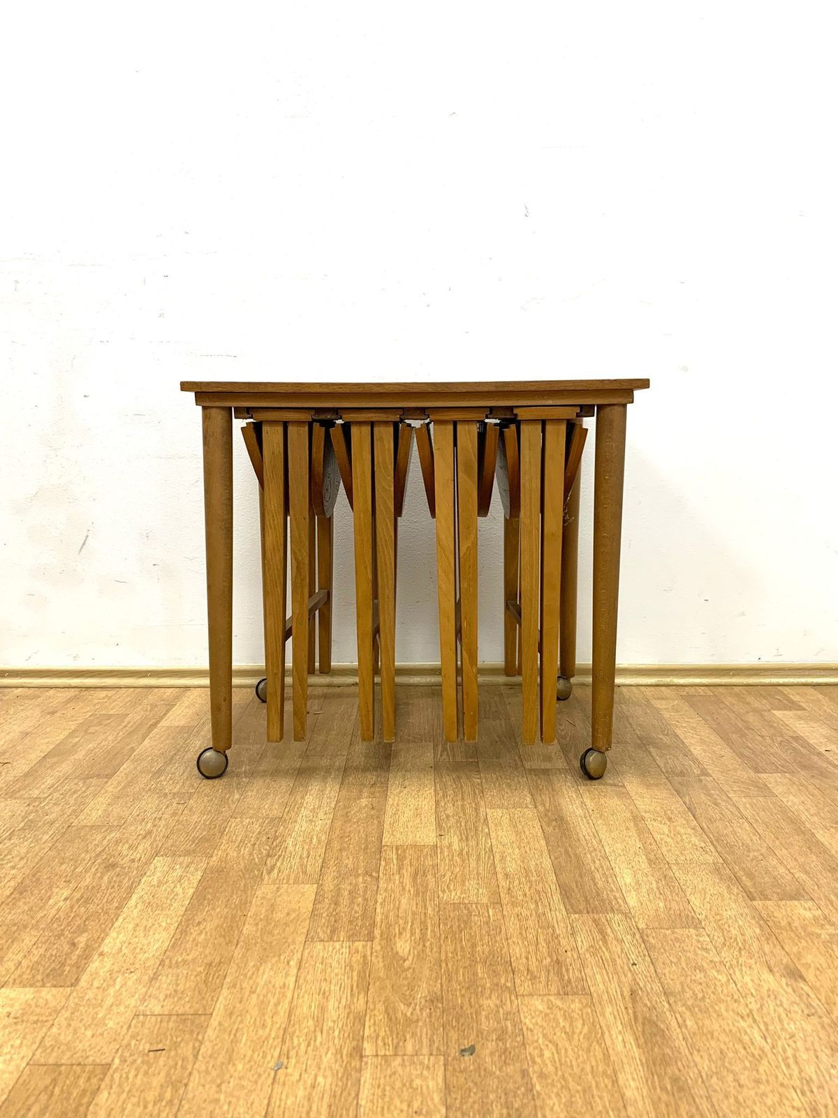Vintage Nesting Tables By Paul Hundevad, Czech Design, 1960s
