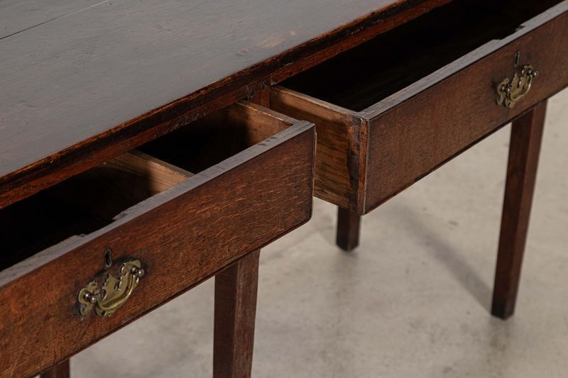 photo furniture 18thc English Country Oak Dresser Base