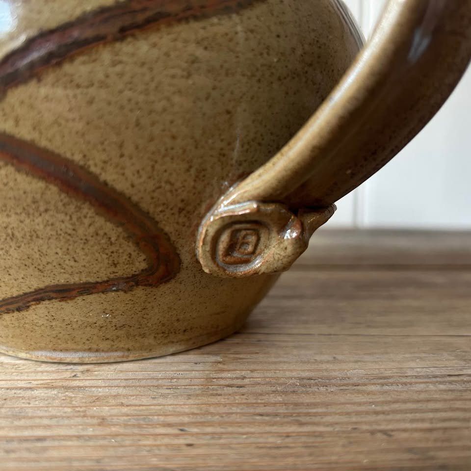 Danish Studio Pottery Dragonfly Teapot photo 85.0