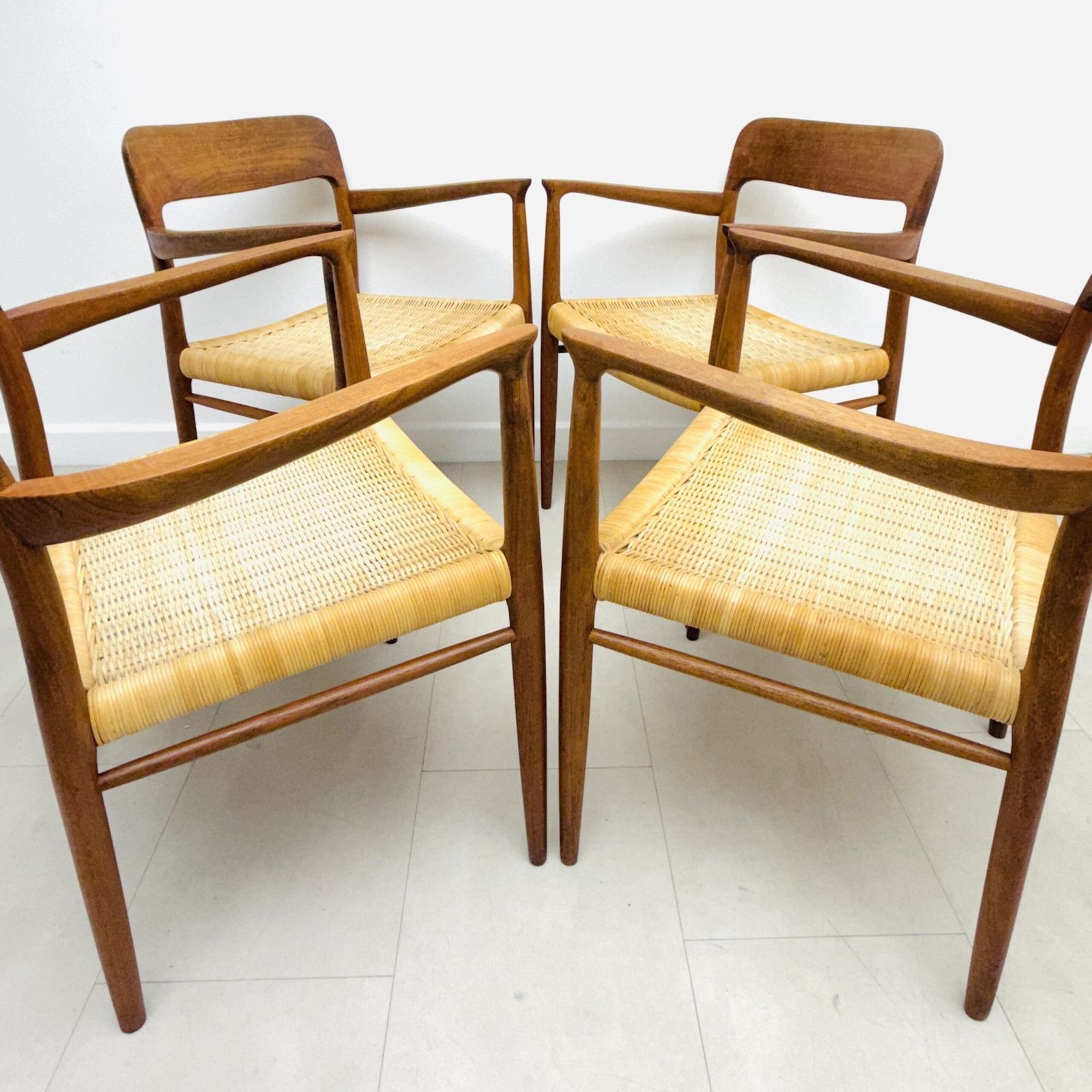 photo furniture Danish Dining Carver Chairs By Niels Otto Møller
