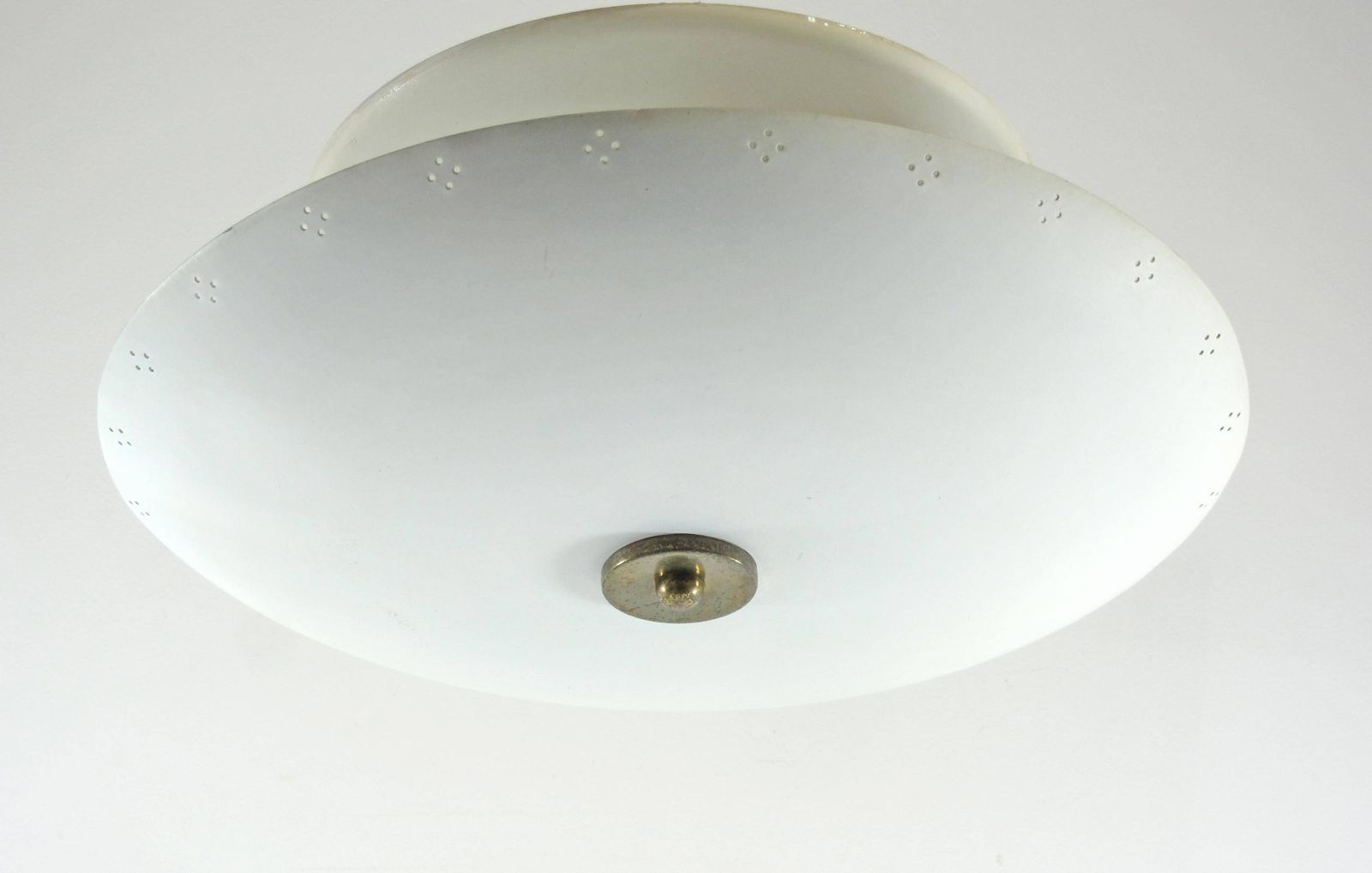 Super Rare Italian Inverted Umbrella Ceiling Lamp From The 1950s – Gino Sarfatti Style photo furniture