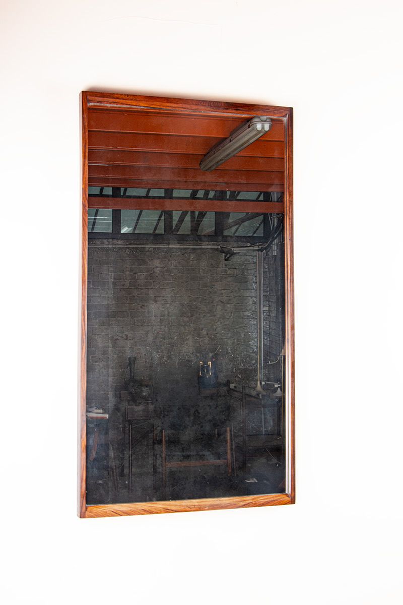 Grand miroir en palissandre par Aksel Kjesgaard pour Odder, 1960 photo buy