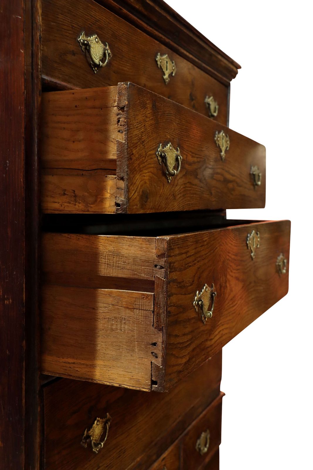 18thc Oak Chest Of Drawers On Stand photo furniture