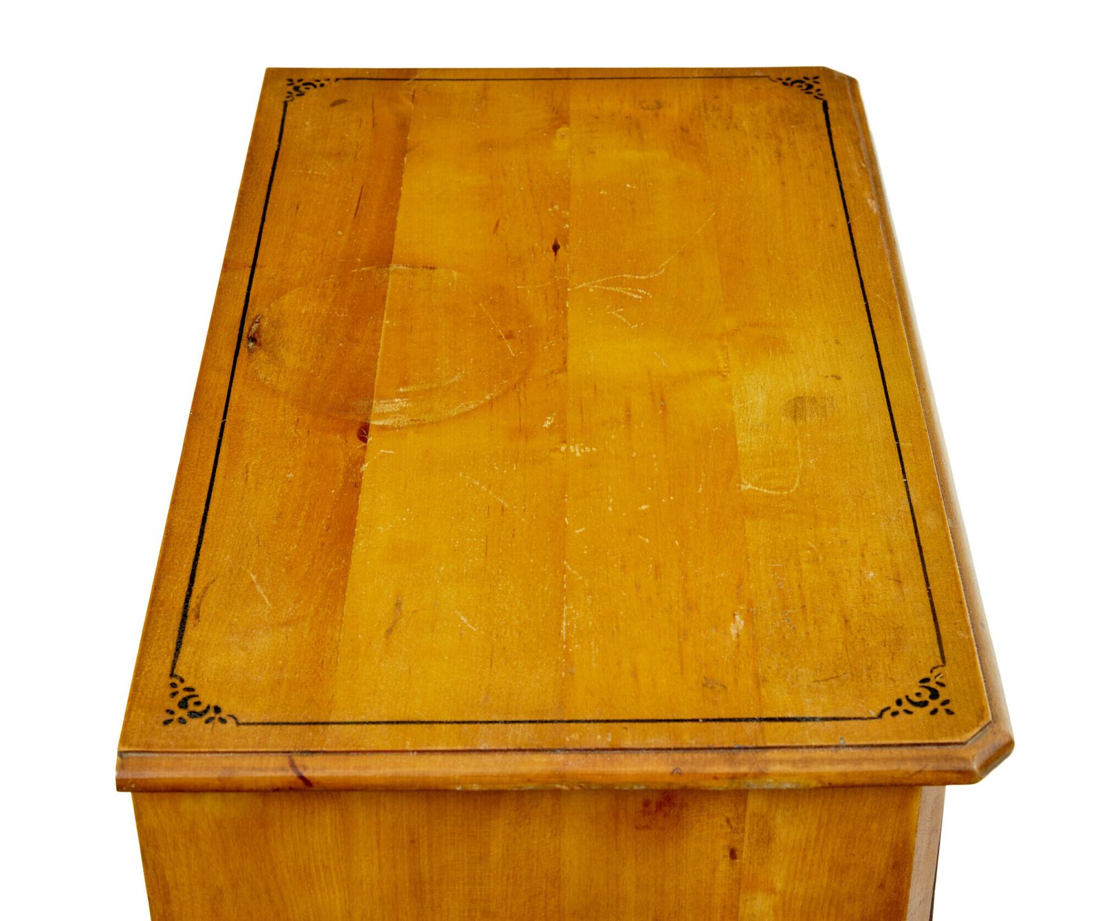 photo furniture Simulated Birch Hand Painted Chest Of Drawers By Gemla Fabrikers