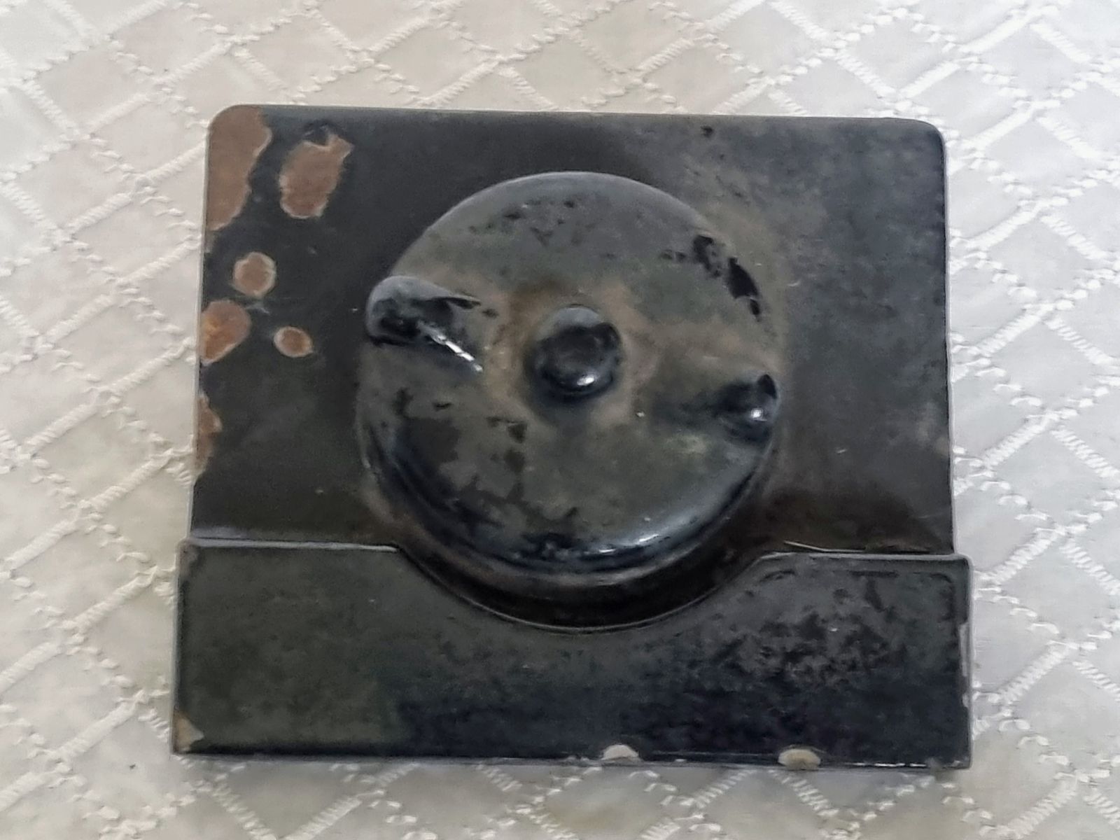 Enamelled Cooker Spare Component, Aga Standard Smoke Box Spin Wheel, Original Working Part, Cast Metal Cooker Hardware photo furniture