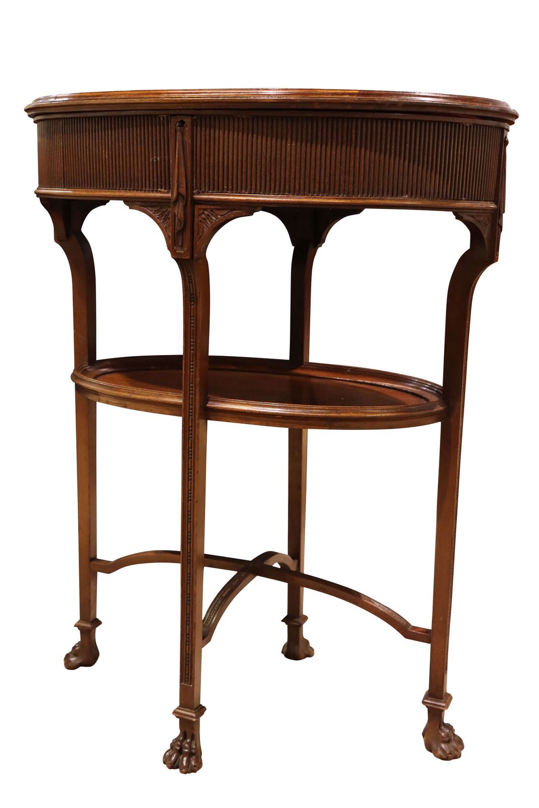 Late 19th Century Oval Mahogany Bijouterie Table, Circa 1900 photo buy