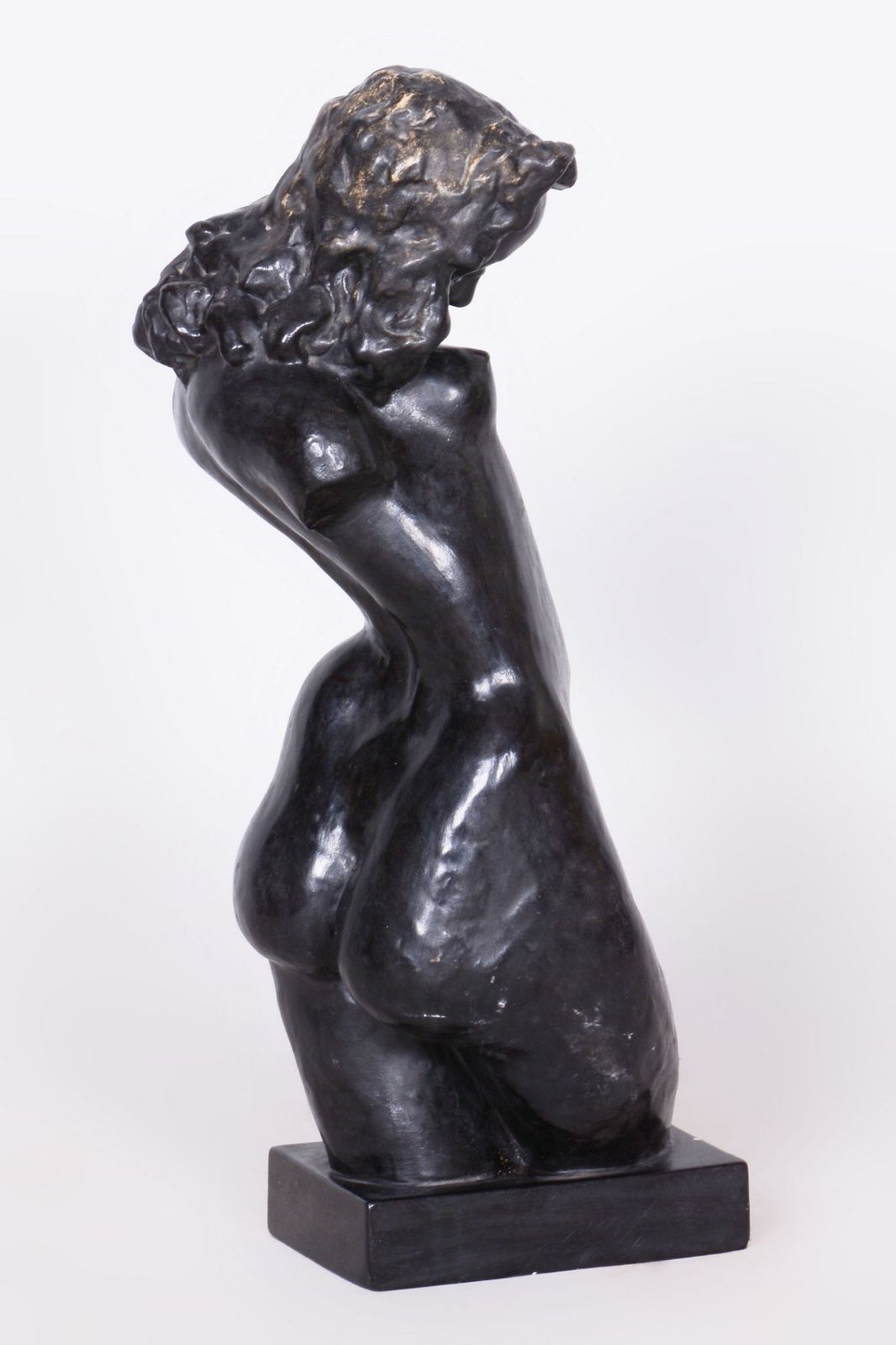 Original Art Deco Sculpture, By Lugs Theodor, Plaster, Czech, 1920s photo Home Decor