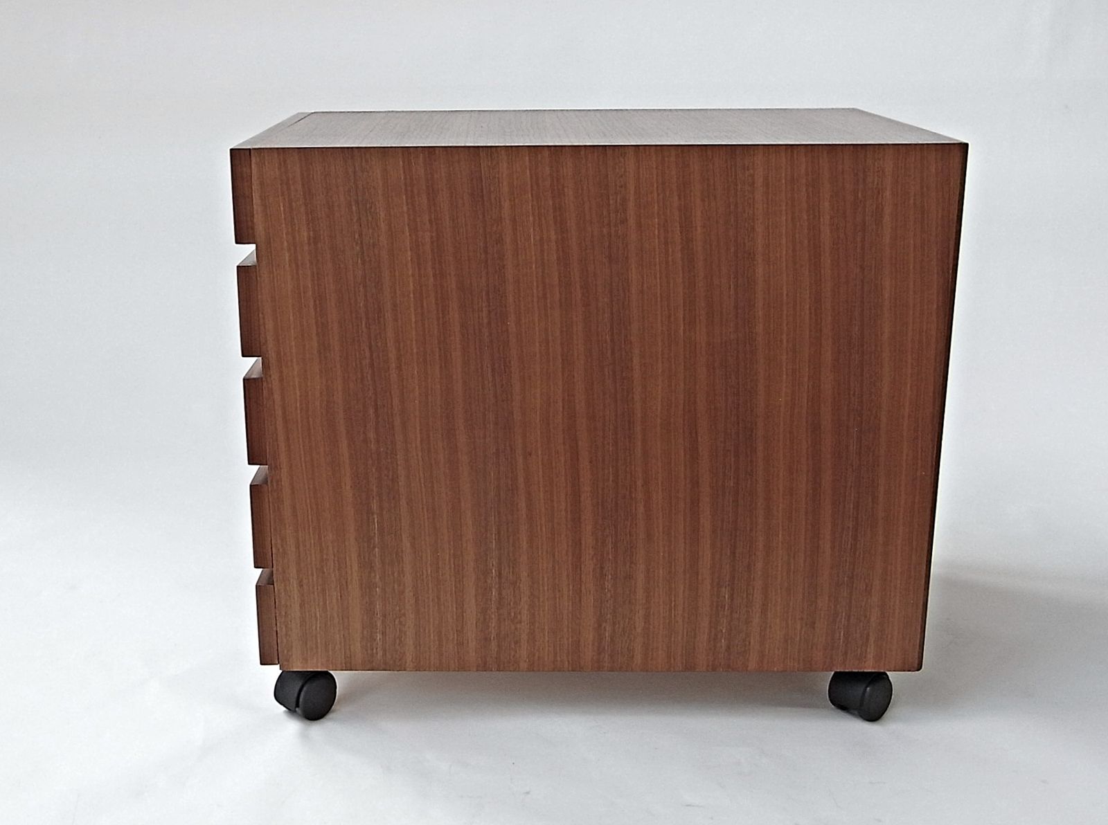 350.0 Drawer Unit In Walnut With 5 Castors From Nocciola, Germany 1970s photo